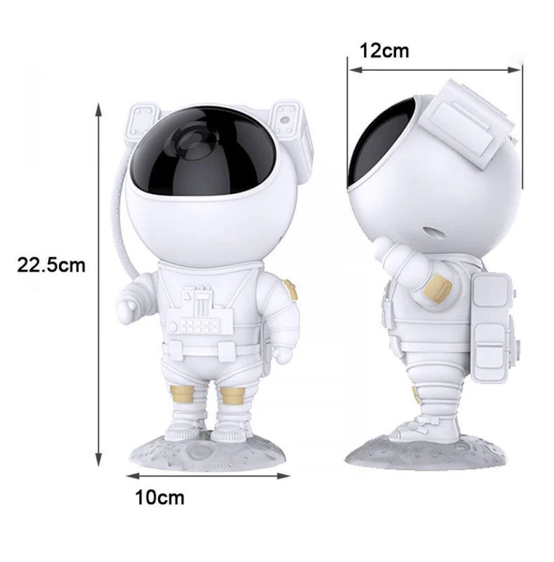 Projetor Astronauta Galaxy LED Efeito Nébula