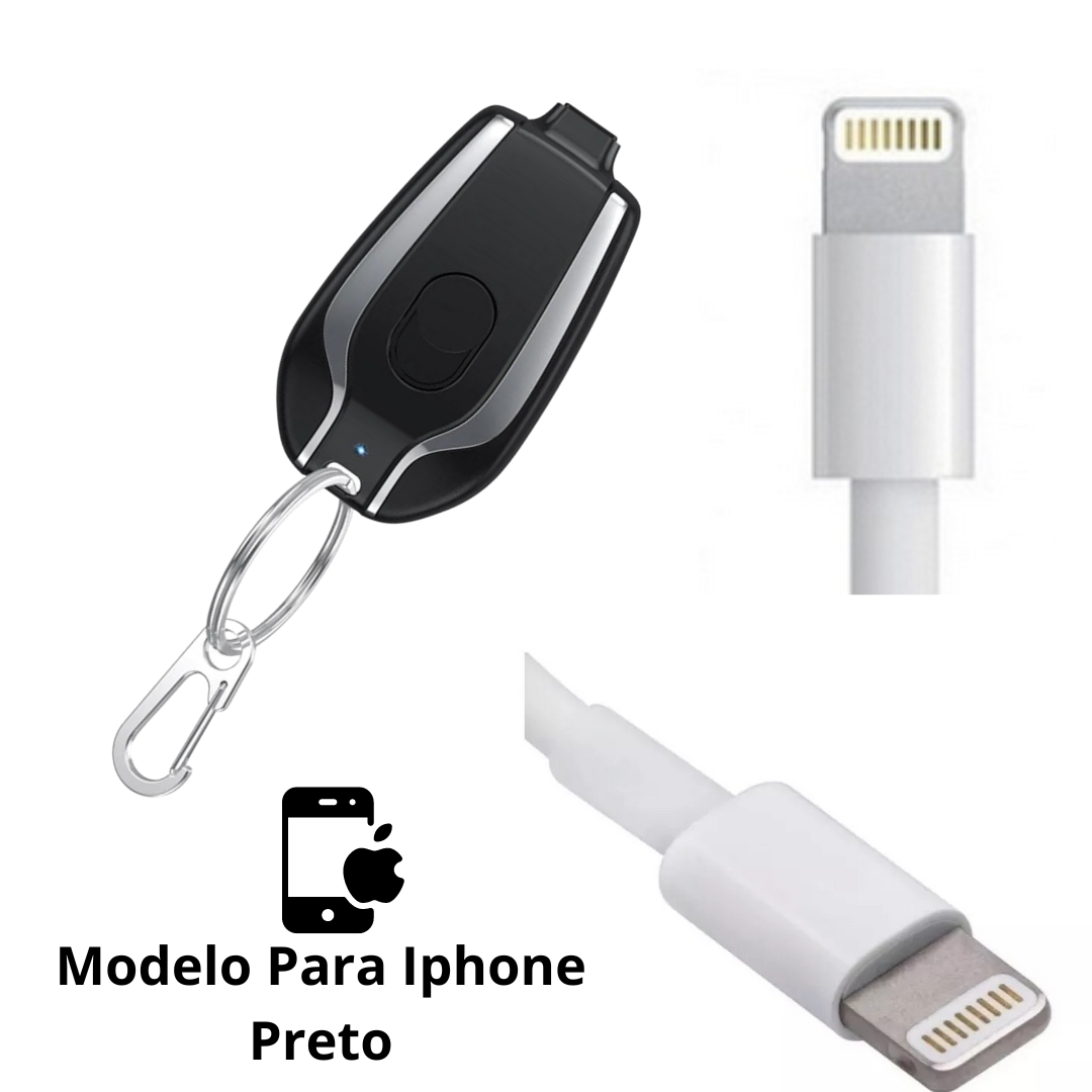 Carregador Chaveiro - Carga 1500mAh