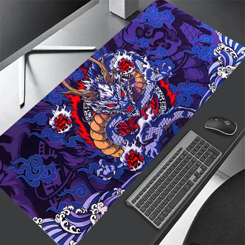 Mouse Pad Ultra Speed - Dragon Black and White