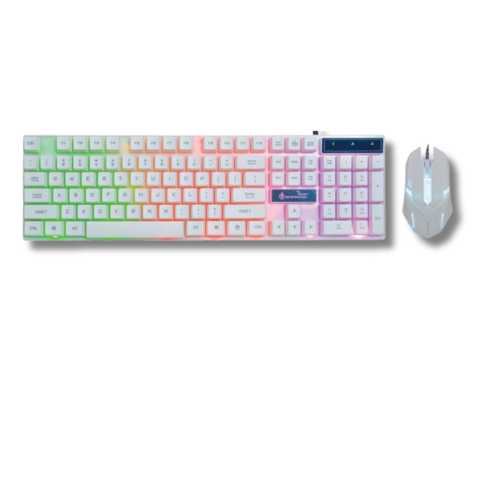 KIT Gamer - Teclado + Mouse LED RGB Iluminus Pro