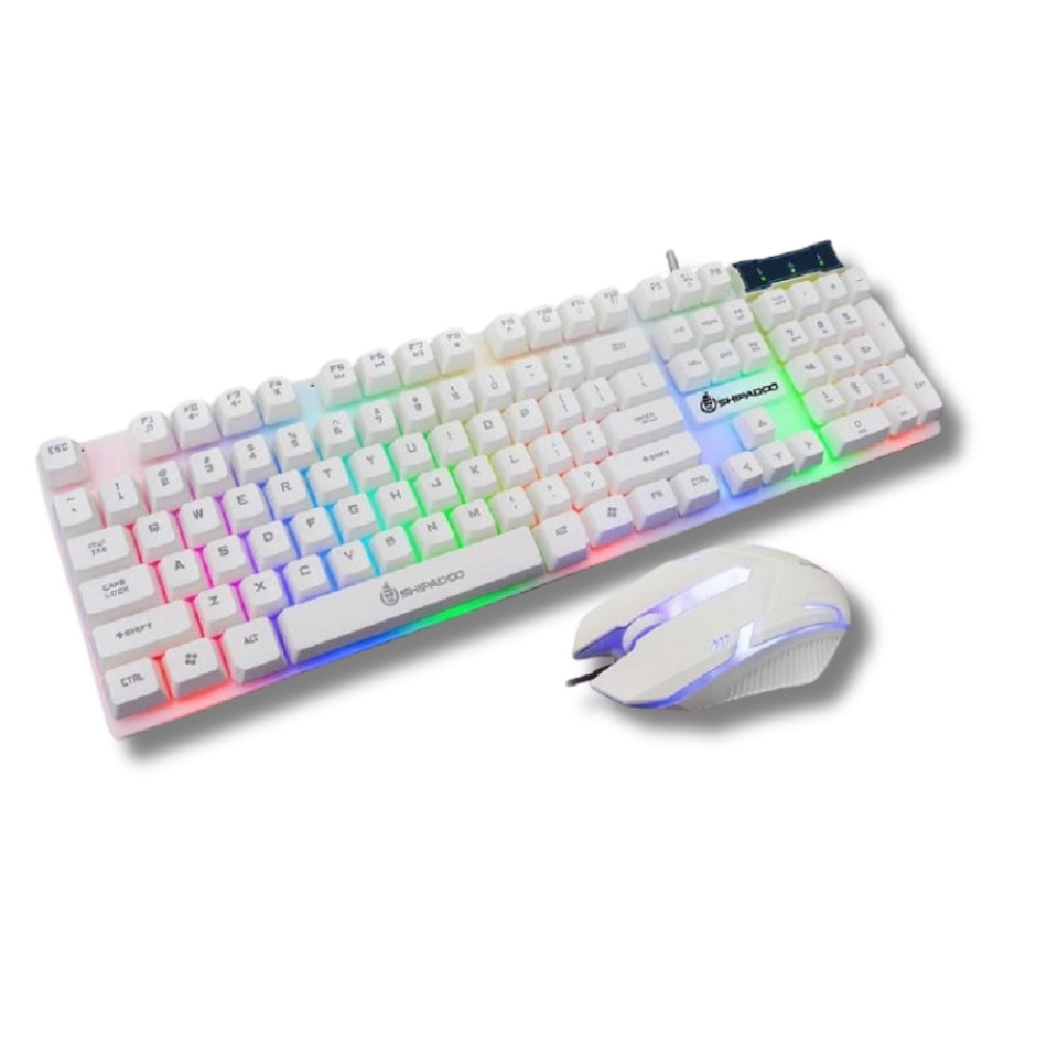 KIT Gamer - Teclado + Mouse LED RGB Iluminus Pro