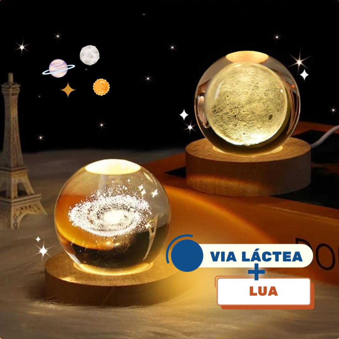 Luminária Planetária - Starlight - Compre 1 Leve 2 (base inclusa)