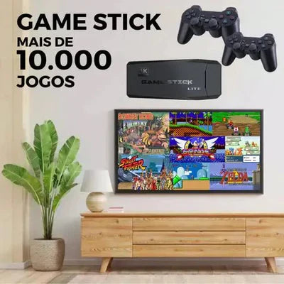 Video Game Retrô 4K Console Portátil